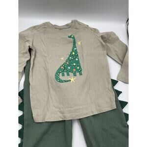 Boys Dinosaur Pants & Dinosaur Long Sleeve Top Size 5